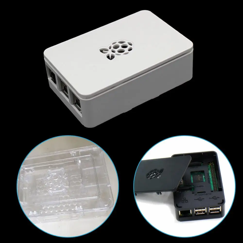 

1pcs Raspberry Pi 3 Black Case Cover Shell Enclosure Box ABS box