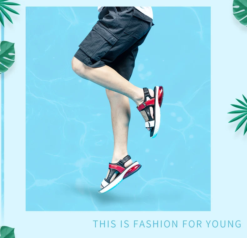 ONEMIX/оригинальные новые мужские сандалии-гладиаторы с воздушной подушкой; Летние кроссовки; пляжные свадебные туфли для улицы; мужские вьетнамки для взрослых