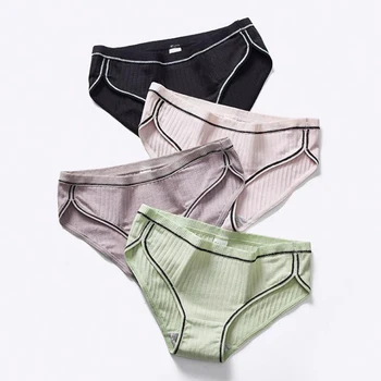 

Women's cotton panties women's sexy comfort skin-friendly breathable panties underwear female underwear skin-friendly low-rise.