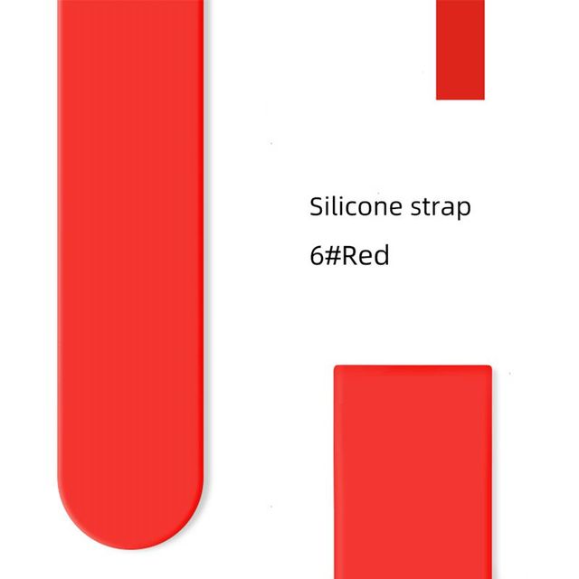 Sport Silicone WatchBand For Watch 6 5 SE 38mm 40mm 42mm 44mm Bracelet For W26 W46 W66 HW12 T500 Watch Strap Accessories