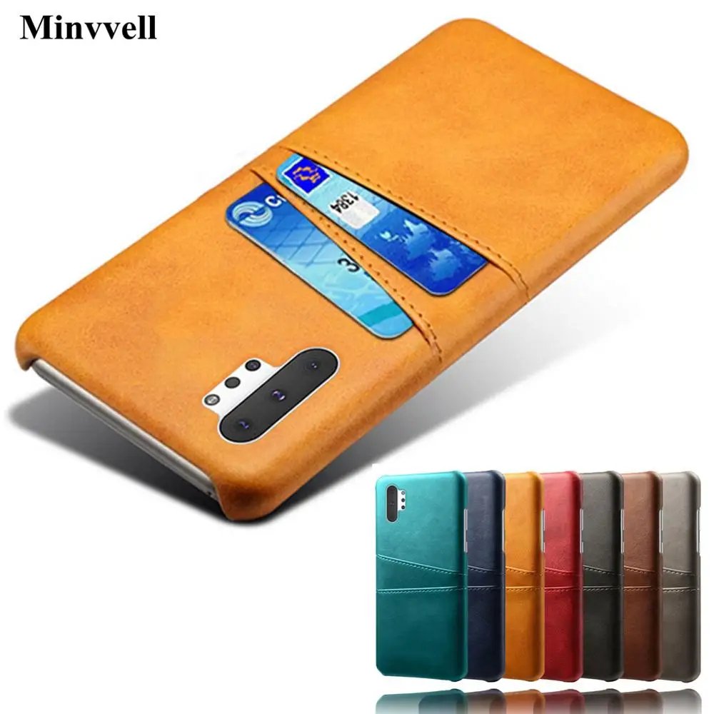 Per Nota 10 Plus Caso Per Samsung Galaxy Note 10 + 5G Note10 Caso Di Carta Di Credito Copertina Vintage Custodia In Pelle Pu Nota 10 Plus