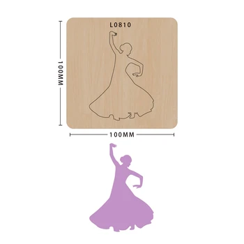 

Character knife mold wood mold cutting die decoration, model L0810, suitable for common die cutting machines on the market