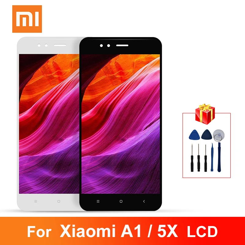 5 &quotОригинальный ЖК дисплей для Xiaomi Mi 5X MI A1 сенсорный экран дигитайзер запасные части XIAOMI A1|Экраны мобильных
