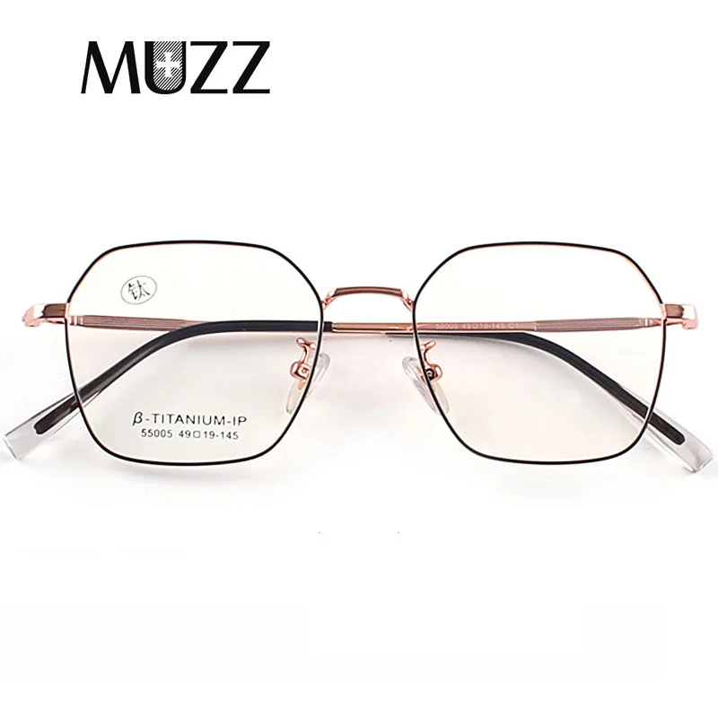 

Brand Design Titanium Glasses Frame Men metal Vintage Square prescription eyewear Myopia optical eyeglasses spectacle