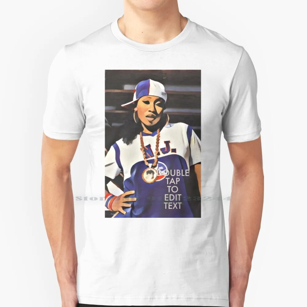 Ispirato Alla Maglietta Missy Elliott Cotton 6Xl Missy Elliott Hip Hop Rap Music Pioneer Black Lives Matter