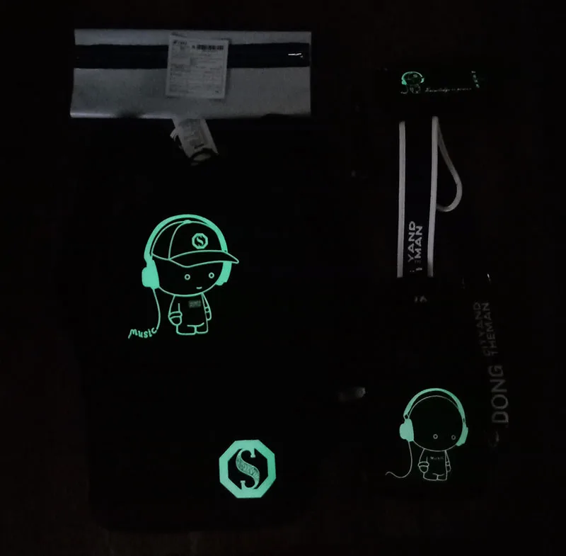 Pawsky Anime Luminous Backpack With USB Port & Sling Bag | Lightweight School Bag For Teens, Fits 15.4" Laptop - View #12