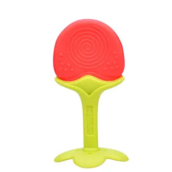 

Creative Fruit Design Baby Teether Teeth Nursing Toy BPA Free Soft Silicone Teether Safe Chew Toy Baby Teeth Soother