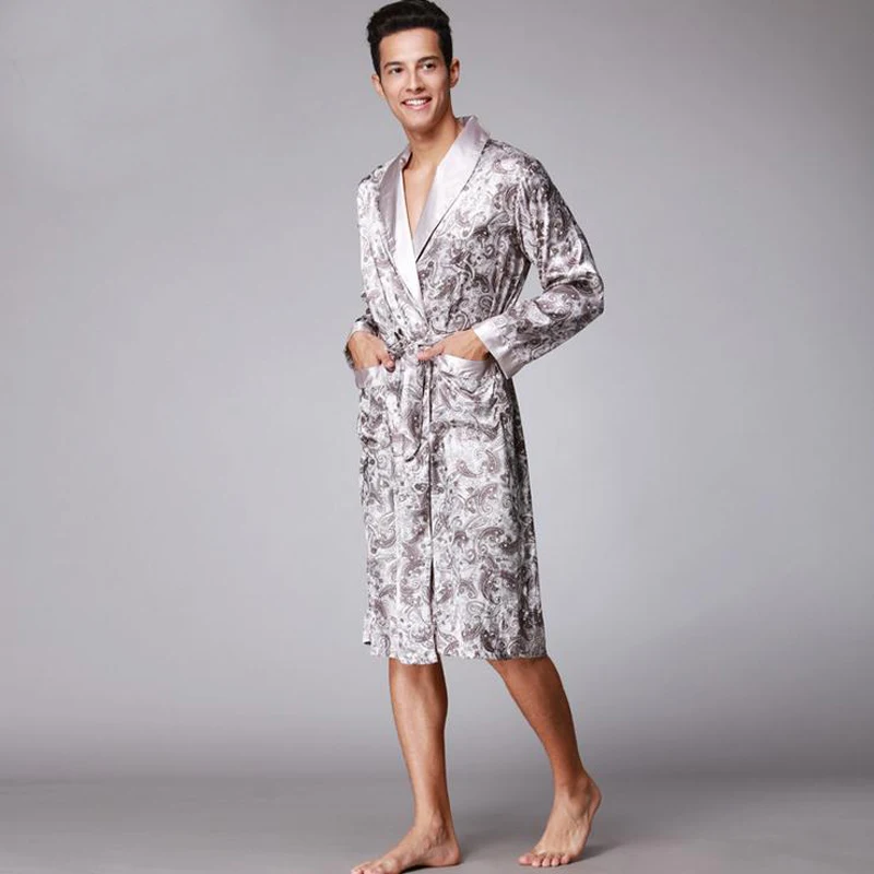 Blue-Male-Silk-Kimono-Bath-Robe-Gown-Chinese-Men-s-Rayon-Nightwear-Turn-Down-Collsr-Sleepwear (4)