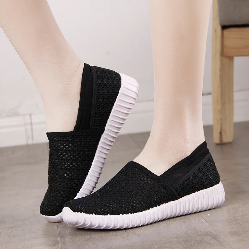 

2019 Autumn Spring New Style WOMEN'S Casual Shoes Mesh Breathable Ultra-Light Versatile xue sheng kuan Comfortable Wear-Resistan