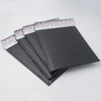 

4 sizes Black Poly Bubble Mailing Mailer Shipping Padded Envelope Bags Black Color Shockproof Courier Bubble mailer