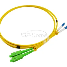 20 м LC/UPC-SC/APC дуплексный 2,0 мм одномодовый волоконно-оптический патч-корд, LC-SC волоконный кабель