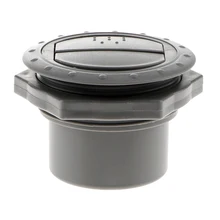 Универсальный Выпускной выпуск A/C для RV Yacht Side Roof, отверстие для установки: 60 мм, легкая установка, серый