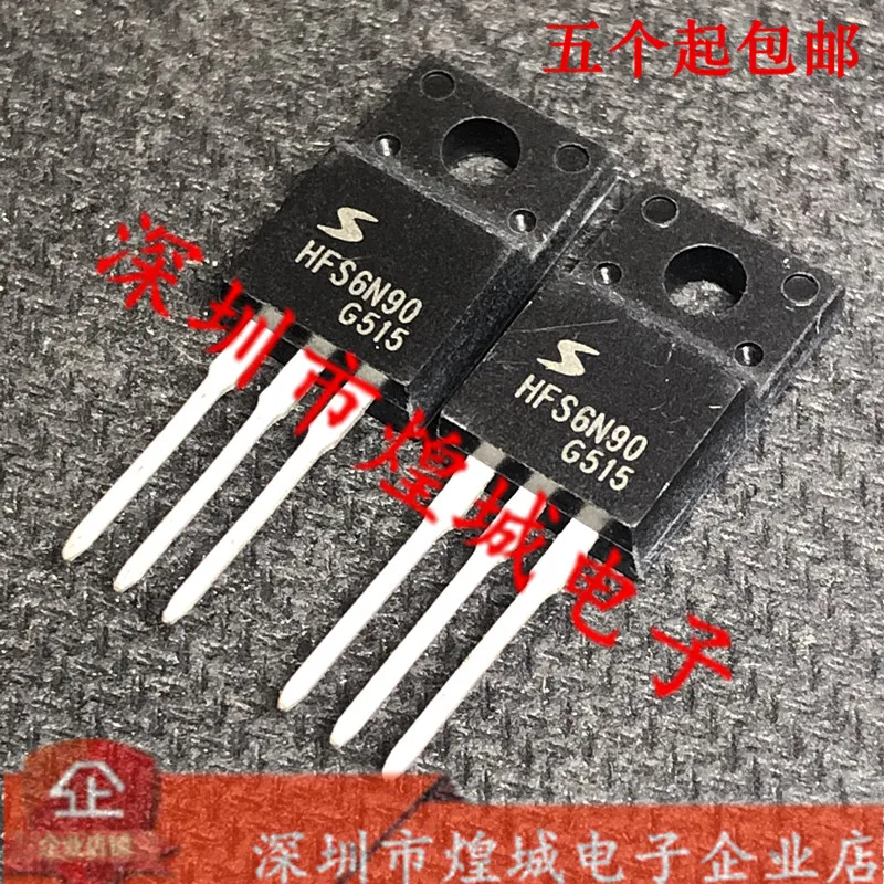 

5 шт./лот HFS6N90 ½ TO-220F 900V 6A 5