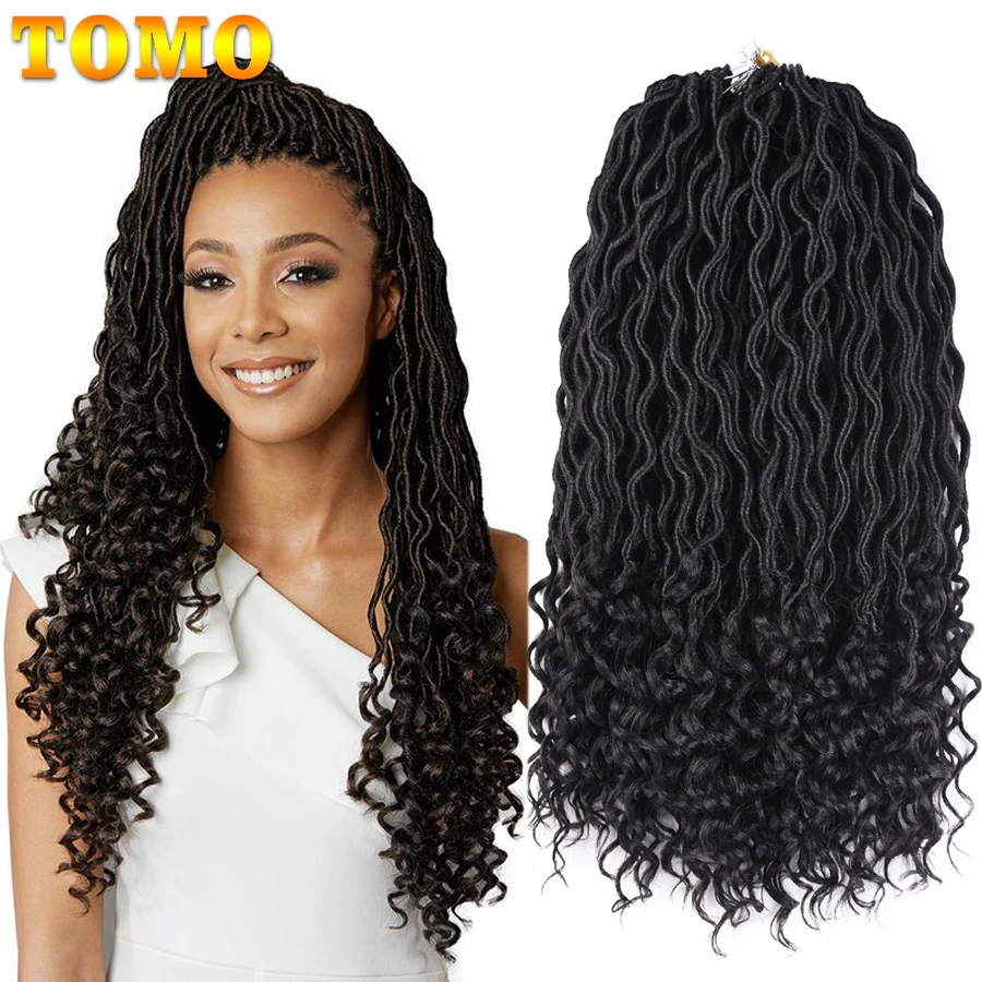 Tomo Faux Locs Curly Crochet Braid Hair 20inch24roots Ombre Synthetic  Braiding Hair Extensions Burgundy Black Red Brown - Synthetic Braiding  Hair(for Black) - AliExpress