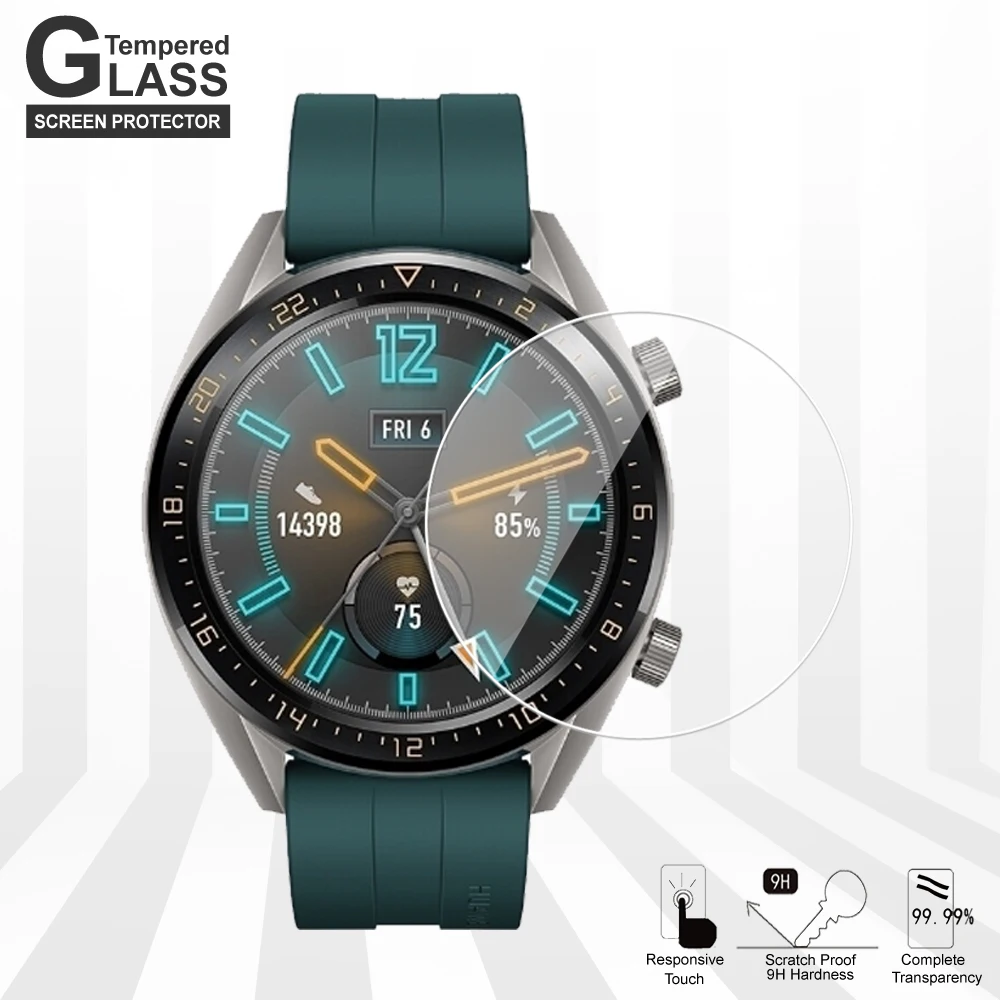 Защитная пленка для Huawei Smart Watch GT 2 Pro 46 мм 2e Porsche твердость 9H 2.5D Закаленное стекло