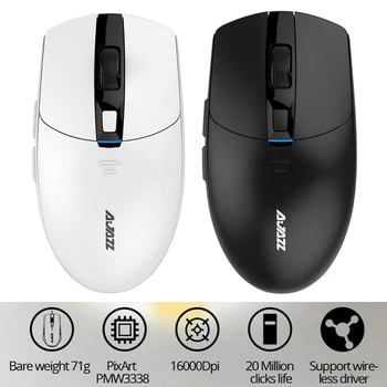 

New i303Pro Gaming Wireless Mouse Lightweight 16000DPI Wireless Driver 6 Colors LED Light Adjusting For macbook laptop PC Comput