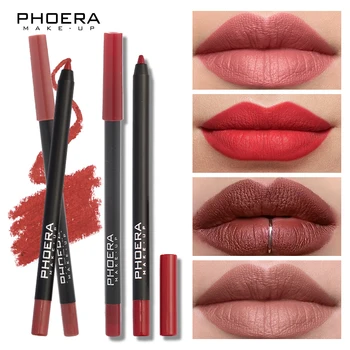 13 Colors Matte Lip Liner Pencil Longwearing Richly Pigmented Waterproof Sweatproof Make Up Cosmetics Maquillage