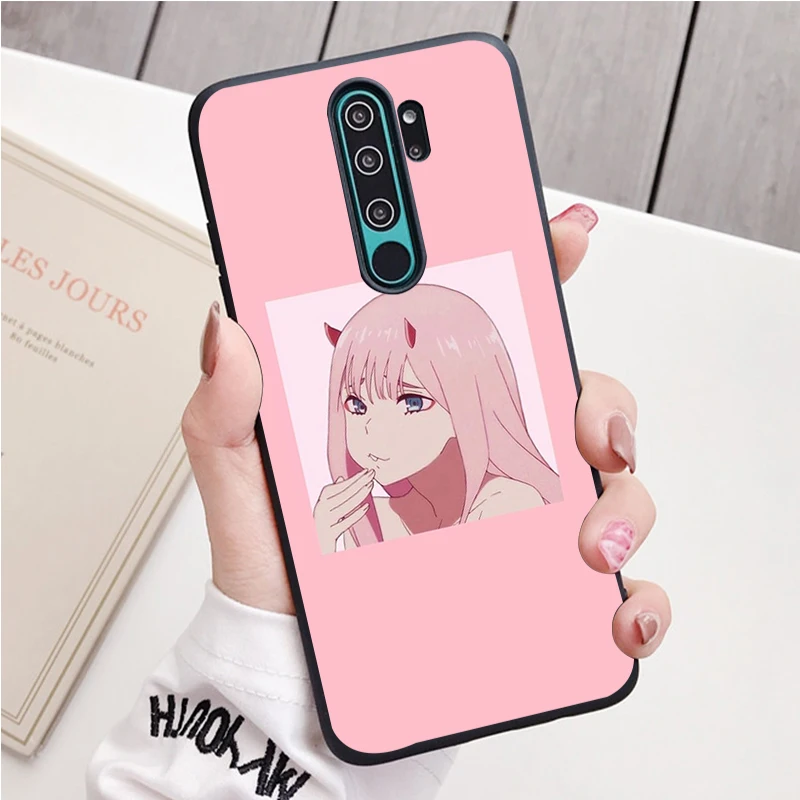 Anime black Silicone Phone Case For Redmi note 8 7 Pro S 8T for redmi 9 7A Cover xiaomi leather case hard Cases For Xiaomi