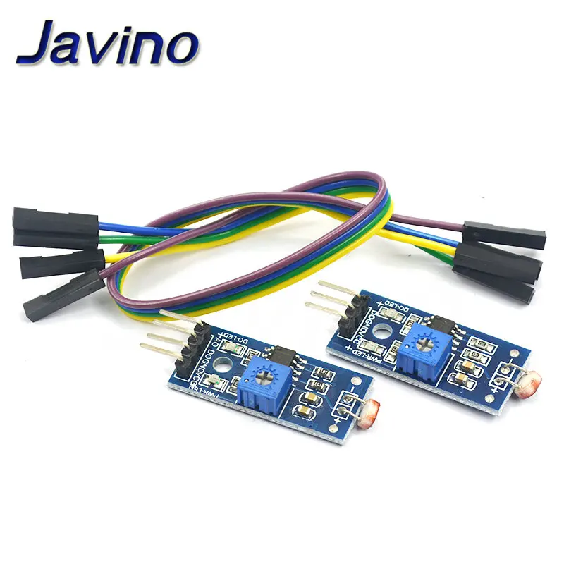 Sensor de intensidade de luz para arduino 3/4pin, módulo de sensor de ...