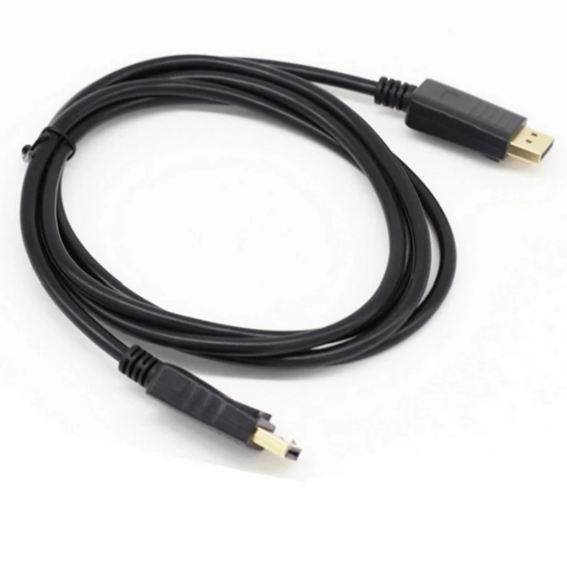 Basics DisplayPort to HDMI Display Cable, Uni-Directional, 4k@30Hz,  1920x1200, 1080p, Gold-Plated Plugs, 6 Foot, Black