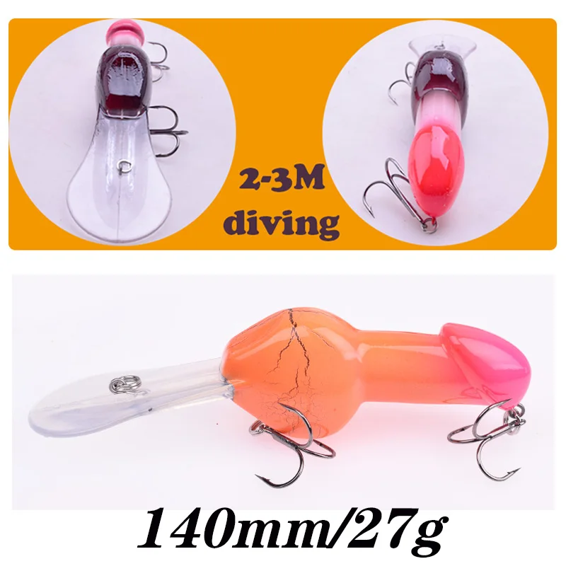 1 Pcs Funny DD Minnow Fishing Lures 14cm 27g Floating Deep Diving Wobblers Sea Tackle Artificial Bait With Hooks Bass Crankbaits