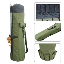 Плечевой Органайзер Ткань Оксфорд прямоугольная катушка для хранения практичная Удочка сумка дорожный держатель аксессуар снасти большой емкости