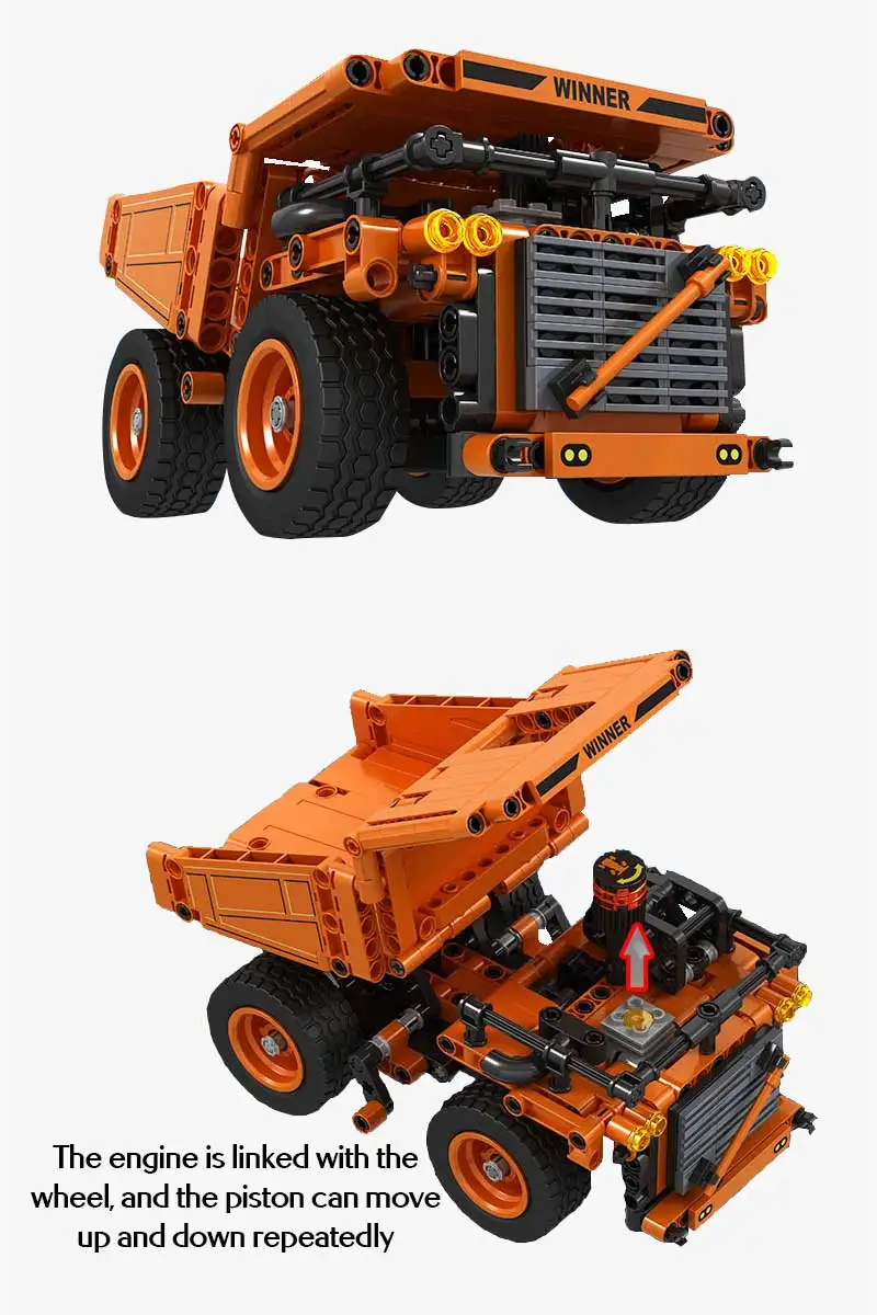 Winner City Engineering Vehicle Building Toys