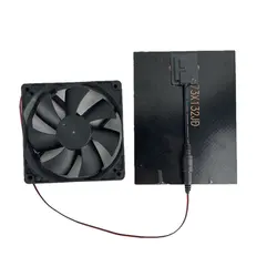 Monocrystalline Solar Panel Plus Chassis Fan Chicken Cage Ventilation Car Air Flow Fan Powered Fan Mini Fan Solar Exhaust Fan