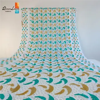 

New Arrival Nigerian 100% Cotton Dry Lace 2020 Top Quality Fabric For Indian Sewing Clothing Fashion Swiss Voile Lace Materials