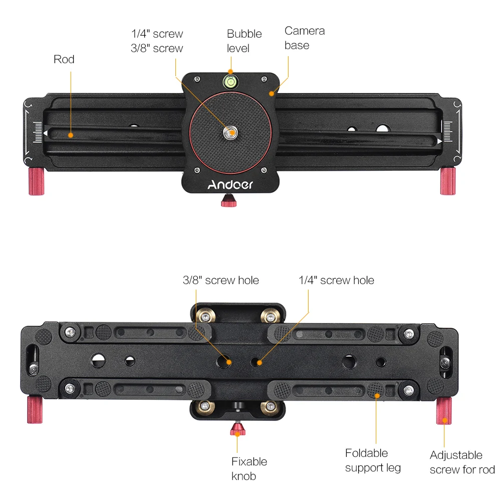 Andoer GT MN280 280 мм Мини Ручной трек слайдер для смартфона GoPro следить за фокусом