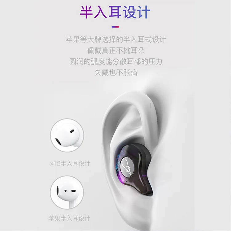 Sabbat X12pro TWS 5,0 Bluetooth в ухо частная модель беспроводные наушники bluetooth беспроводные наушники танцор ухо телефон высокого качества