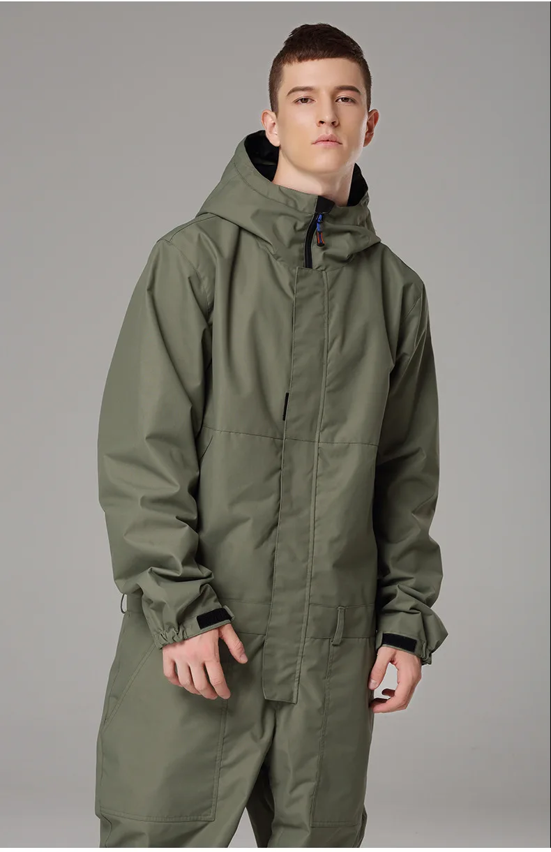 Waterproof Hooded Men's Jumpsuits Sport Female Snow Overalls Women's Winter Outdoor Wear Snowboard Man Skiing Suits