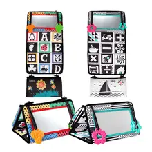 

Multifunctional Novelty Mirror Contrast Activity Developmental Black and White Baby Toys for Infants Boys and Girls Kids Toy