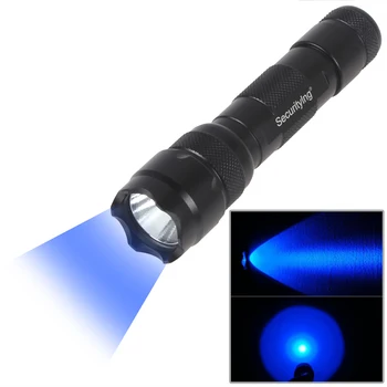 

502B Mini Blue Light LED 200 Lumens Night Vision Torch for Fishing