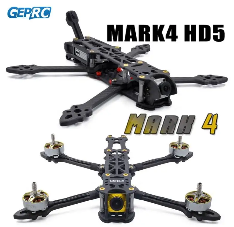 

GEPRC Mark 4 HD5 DJI HD FPV Freestyle Frame Kit 5''/6''/7'' Quadcopter Frame 5mm Arm with 30.5*30.5/20*20mm mounting RC