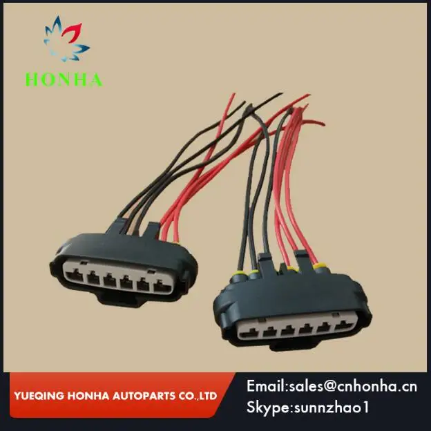 

Free shipping 6-way forToyota Lexus tps throttle repair wire harness connector pigtail Sensor 90980-11858