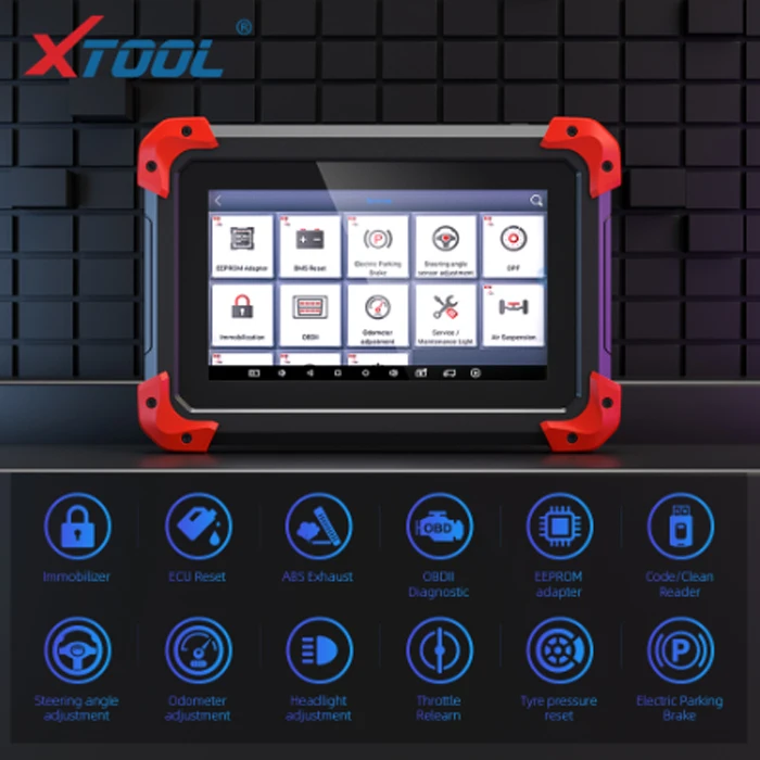 XTOOL X100 PAD2 Pro Профессиональный OBD2 автомобильный диагностический инструмент с ключом программист для VW 4th 5th иммобилайзер и регулировка одометра - Цвет: x100 pad