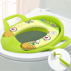 Material do pvc portátil das crianças toalete assento do toalete doméstico masculino e feminino assento do toalete do bebê infantil