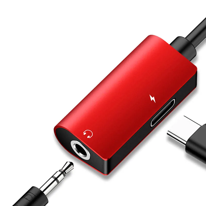 2 в 1 type C до 3,5 мм разъем для наушников зарядный конвертер usb type-C аудио адаптер для телефонов Xiaomi 6 huawei P10 mate 20 type C