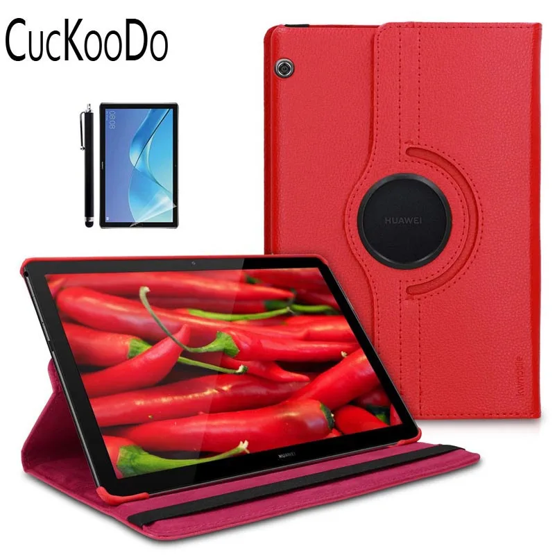 Для huawei MediaPad T5 10 чехол 360 градусов вращающийся PU кожаный чехол для huawei MediaPad T5 10-дюймовый чехол для планшета