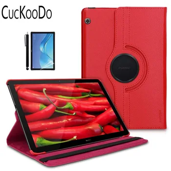 

For Huawei MediaPad T5 10 Case 360 Degree Rotating PU Leather Case For Huawei MediaPad T5 10-inch Tablet Case