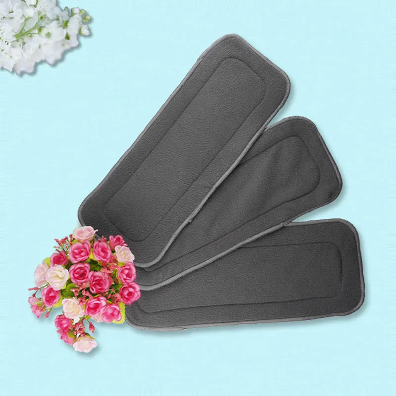 Baby products, four layers, five layers of bamboo charcoal fiber, baby diapers, newborns, absorbent, soft diapers, stickers