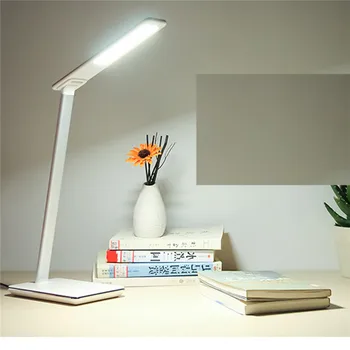 

CHENGYILT LED Desk Lamp Foldable Dimmable Rotatable Eye Care LED Touch-Sensitive Controller USB Charging Port Table Lamp