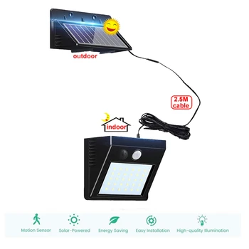 

1/4pcs Outdoor lighting Solar Power Wireless Pir Motion Sensor Wall Street Lamp Waterproof for Road Garden Path Night Security L