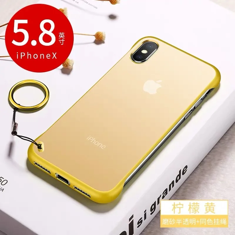 Чехол без оправы для iPhone 6 6s 7 8 Plus X Xs Max Xr 11 Pro Max - Цвет: Золотой