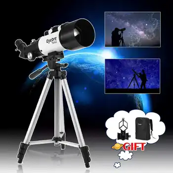 

HD Astronomical Telescope with Tripod 400mm x 70mm Professional Moon Observing Monocular Telescope for Beginner Kids