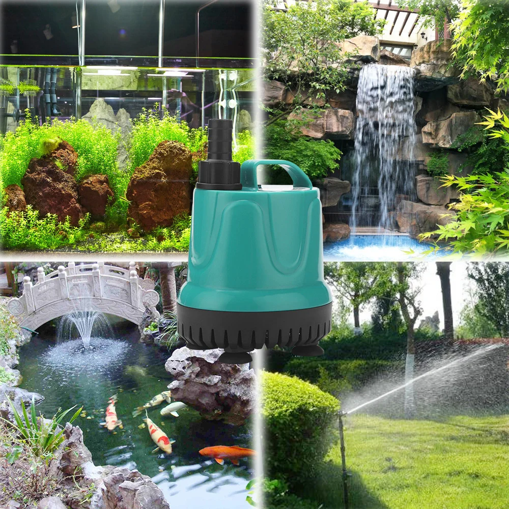 220V Aquarium Mini Water Pump Accessories Fish Tank Submersible View Pump Fishbowl Electric Underwater Hydroponics Equipment 4