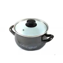 Кастрюля Interos, Металлик, 4 л