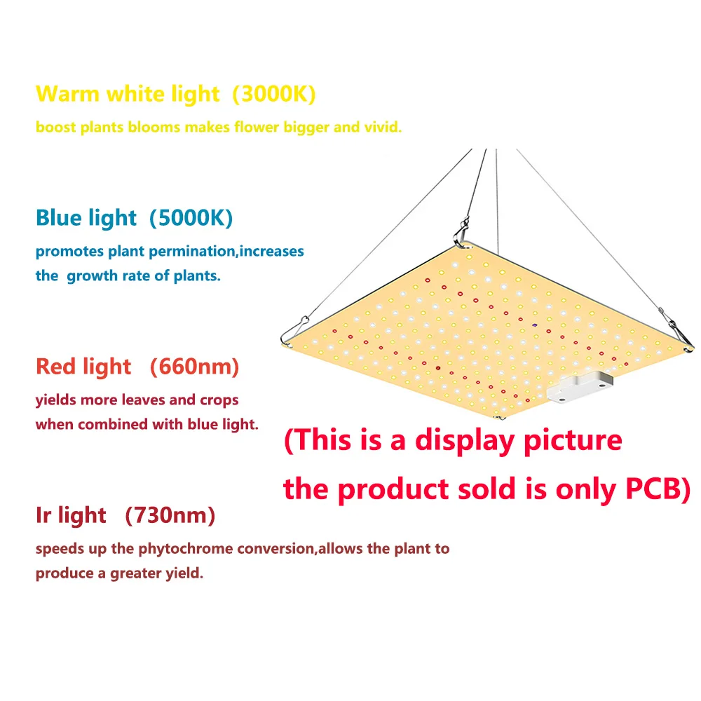 120W LED 칩 비즈 식물용 액세서리 칩 적외선 730nm 자외선 395nm 수경재배 온실 씨앗