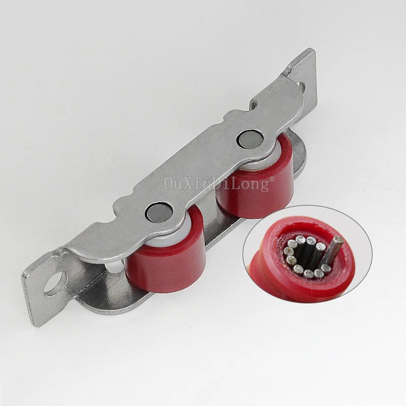 

10PCS 77 Plastic Steel Door Window Silent Nylon Pulley Flat Wheel Sliding Door Fittings Glass Door Sliding Rollers